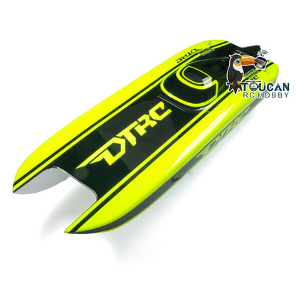 TOUCAN RC HOBBY DT E51 Painted 2.4Ghz Electric  PNP RC Boat Racing Para?aramid Fiber Dual Motor Servo ESC Mount High Speed 1300mm*360*220mm 100km/h DIY