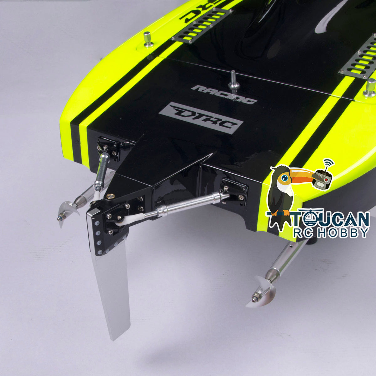 TOUCAN RC HOBBY DT E51 Painted 2.4Ghz Electric  PNP RC Boat Racing Para?aramid Fiber Dual Motor Servo ESC Mount High Speed 1300mm*360*220mm 100km/h DIY