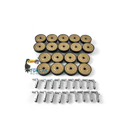 TOUCAN RC HOBBY Plastic Sprockets Road Wheels Idlers Accessories Pack Mud Plate Decal Tracks For Heng Long DIY 1/16 RC 3888A Tank Model Parts
