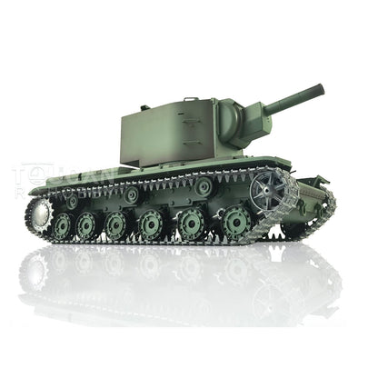 TOUCAN RC HOBBY Heng Long 1/16 TK7.0 Promotion Soviet KV-2 RTR RC Tank 3949 FPV Barrel Recoil 360 Degrees Turret Smoke IR BB Metal Tracks Sprockets Idlers Wheels Gearbox