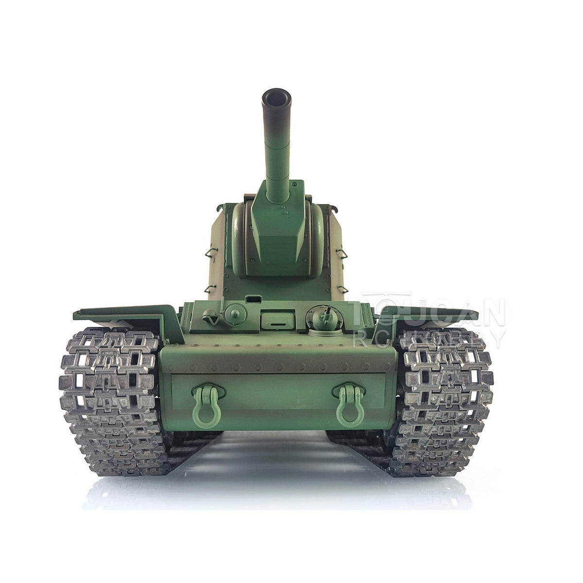 TOUCAN RC HOBBY Heng Long 1/16 TK7.0 Promotion Soviet KV-2 RTR RC Tank 3949 FPV Barrel Recoil 360 Degrees Turret Smoke IR BB Metal Tracks Sprockets Idlers Wheels Gearbox