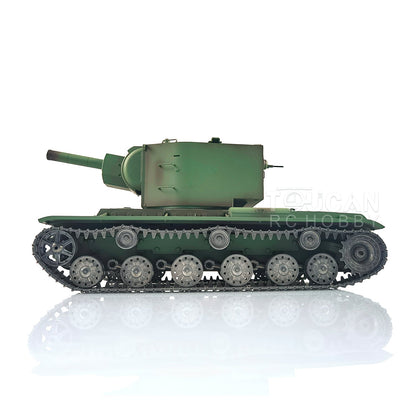 TOUCAN RC HOBBY Heng Long 1/16 TK7.0 Soviet KV-2 RTR RC Tank 3949 FPV 360 Degrees Turret Barrel Recoil BB IR Metal Sprockets Idlers Road Wheels Tracks Gearbox