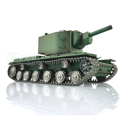 TOUCAN RC HOBBY Heng Long 1/16 TK7.0 Soviet KV-2 RTR RC Tank 3949 FPV 360 Degrees Turret Barrel Recoil BB IR Metal Sprockets Idlers Road Wheels Tracks Gearbox