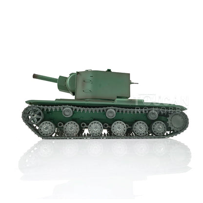 TOUCAN RC HOBBY Heng Long 1/16 TK7.0 Soviet KV-2 RTR RC Tank 3949 FPV 360 Degrees Turret Barrel Recoil BB IR Metal Sprockets Idlers Road Wheels Tracks Gearbox