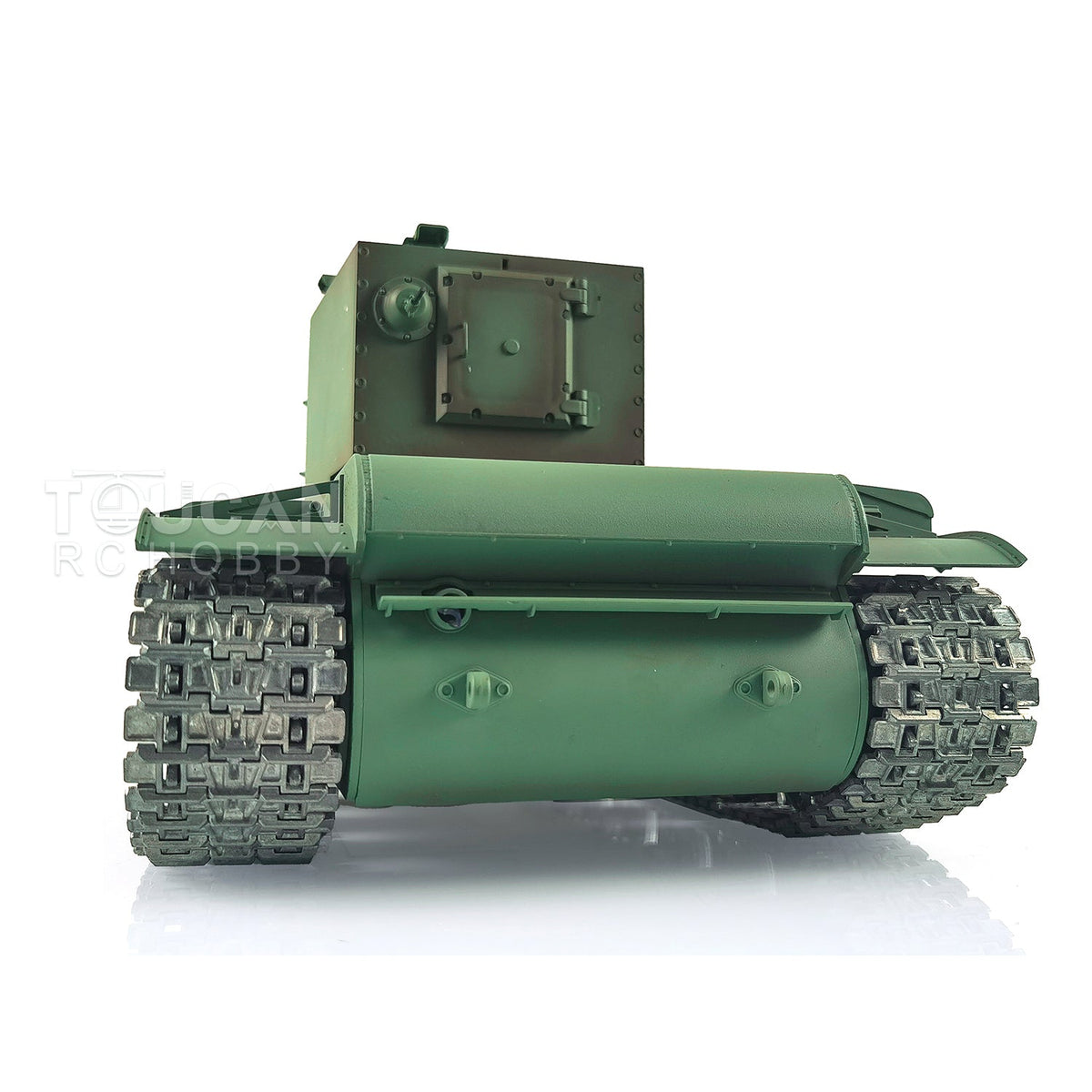 TOUCAN RC HOBBY Heng Long 1/16 TK7.0 Soviet KV-2 RTR RC Tank 3949 FPV 360 Degrees Turret Barrel Recoil BB IR Metal Sprockets Idlers Road Wheels Tracks Gearbox