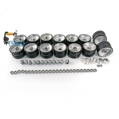 TOUCAN RC HOBBY Metal Sprockets Idler Road Wheels for Heng Long 1/16 RC Tank USA M1A2 Abrams 3918 DIY Model Accessory Spare Part