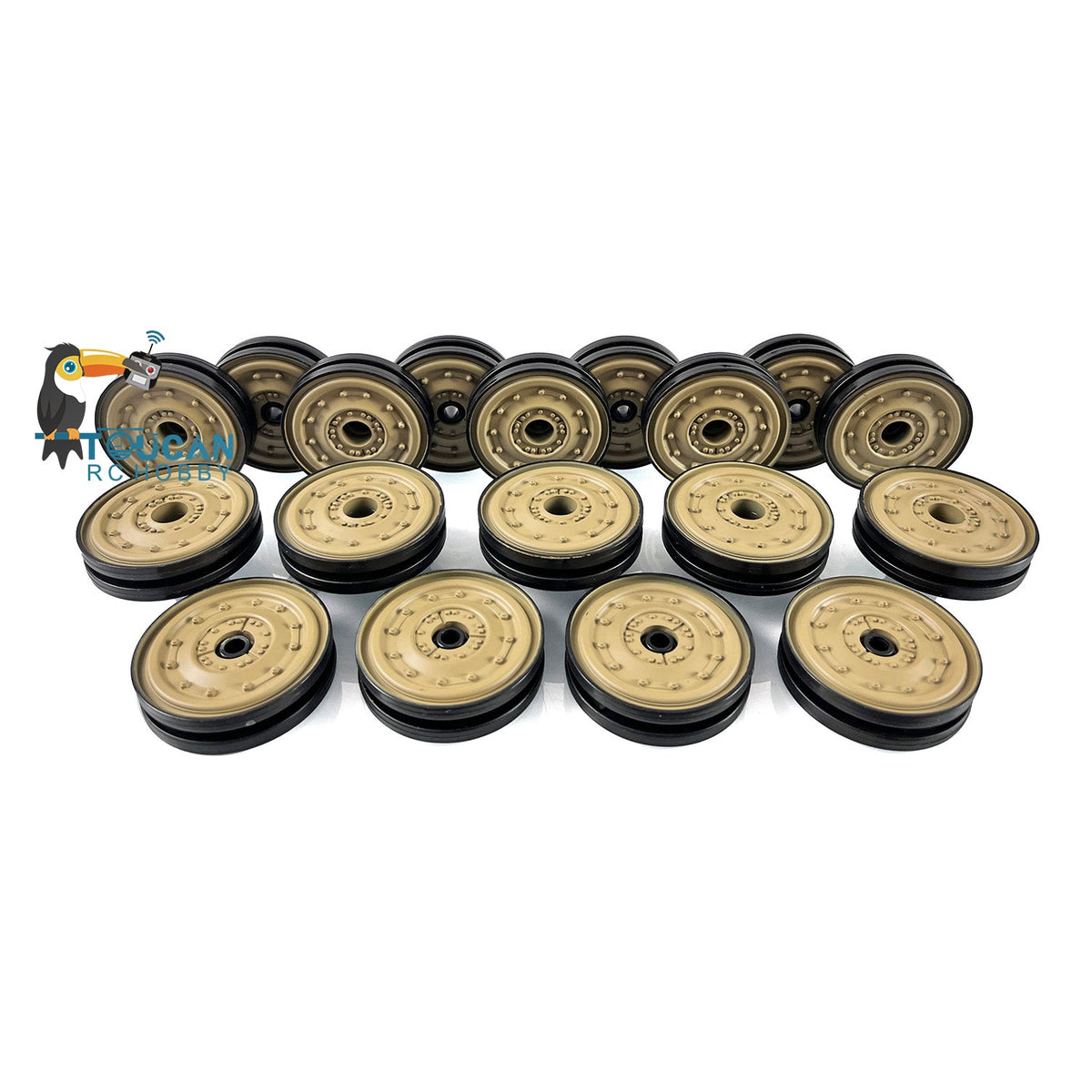 TOUCAN RC HOBBY Plastic Sprockets Road Wheels Idlers Accessories Pack Mud Plate Decal Tracks For Heng Long DIY 1/16 RC 3888A Tank Model Parts