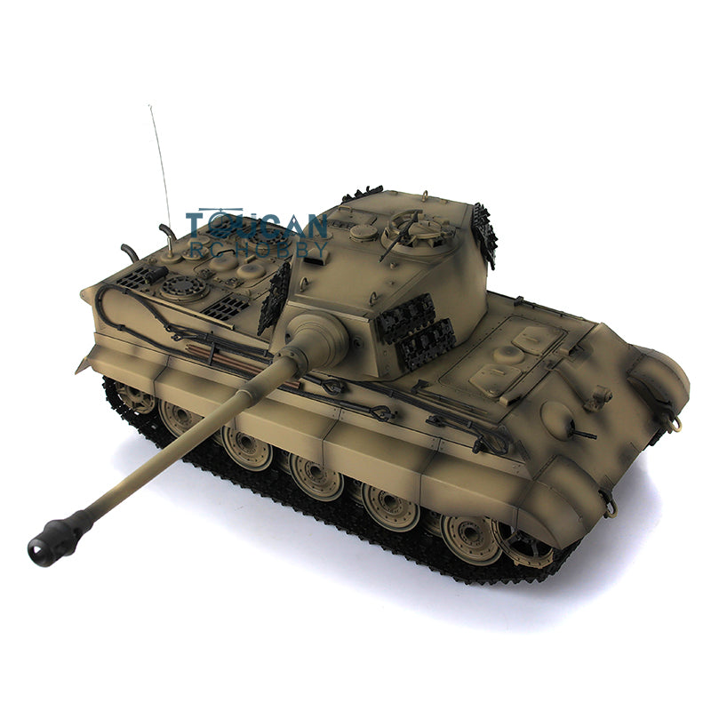 TOUCAN RC HOBBY Heng Long 1/16 TK7.0 Plastic German King Tiger RTR RC Tank Model 3888A Sound Light Smoke BB Infrared Combat Metal Barrel