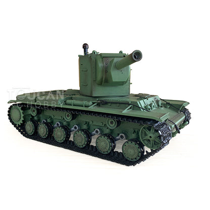 TOUCAN RC HOBBY Heng Long 1/16 Plastic TK7.0 Soviet KV-2 RTR RC Tank 3949 with FPV 360 Degrees Turret Barrel Recoil BB IR Smoke Steel Gearbox