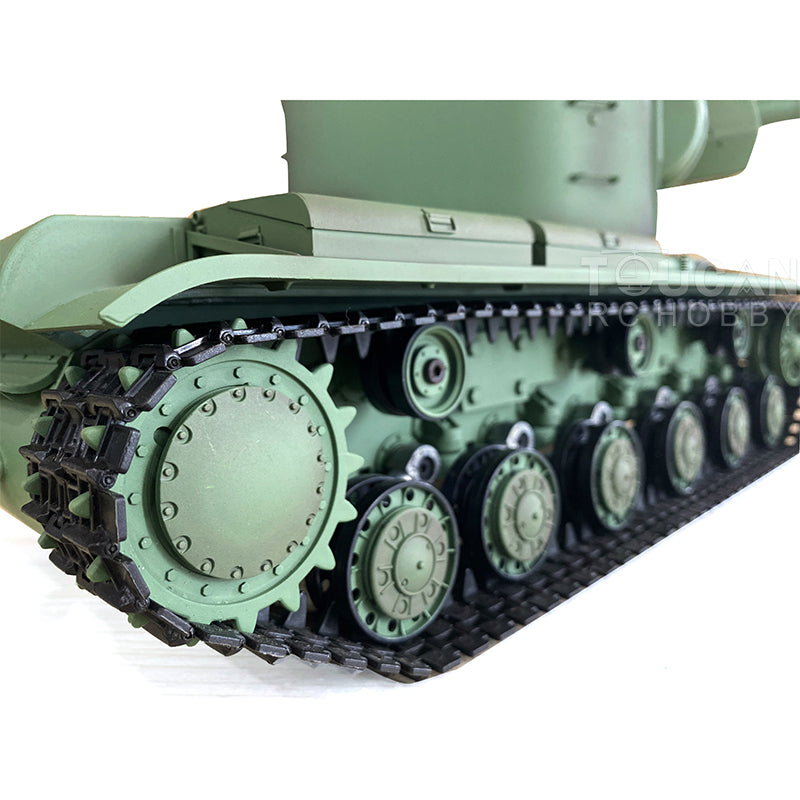 TOUCAN RC HOBBY Heng Long 1/16 Plastic TK7.0 Soviet KV-2 RTR RC Tank 3949 with FPV 360 Degrees Turret Barrel Recoil BB IR Smoke Steel Gearbox