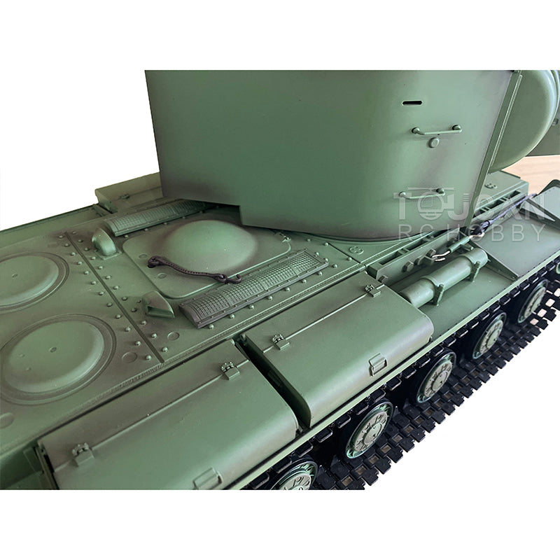 TOUCAN RC HOBBY Heng Long 1/16 Plastic TK7.0 Soviet KV-2 RTR RC Tank 3949 with FPV 360 Degrees Turret Barrel Recoil BB IR Smoke Steel Gearbox