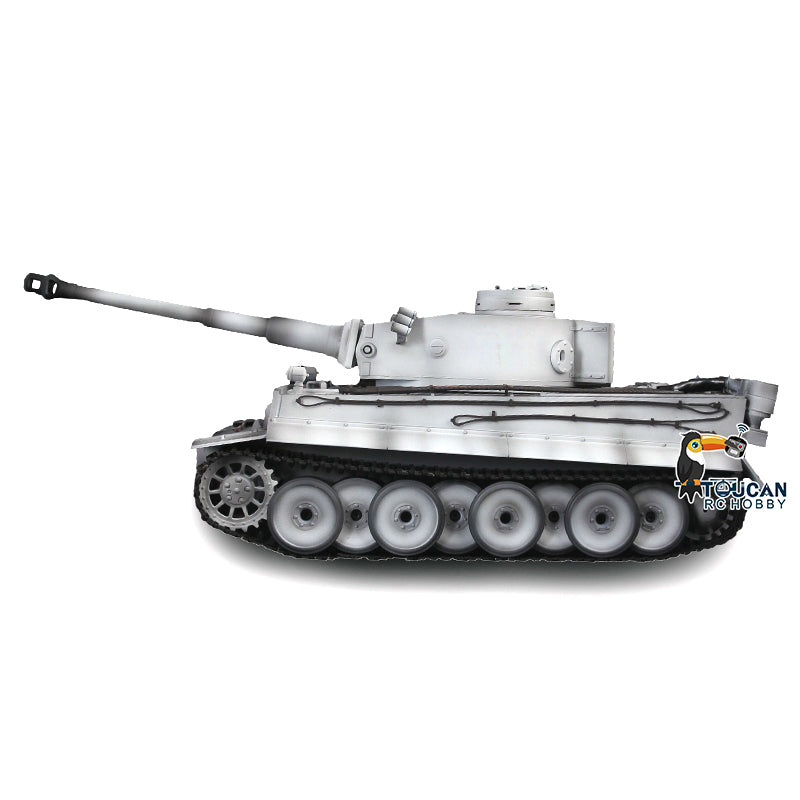 TOUCAN RC HOBBY Heng Long 1/16 TK7.0 Promotion Tiger I RC Tank 3818 with Barrel Recoil 360 Degrees Turret IR Smoke Metal Tracks Sprockets Idlers Wheels