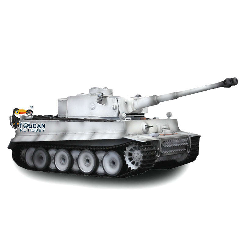 TOUCAN RC HOBBY Heng Long 1/16 TK7.0 Promotion Tiger I RC Tank 3818 with Barrel Recoil 360 Degrees Turret IR Smoke Metal Tracks Sprockets Idlers Wheels
