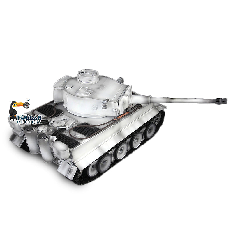 TOUCAN RC HOBBY Heng Long 1/16 TK7.0 Promotion 3818 Tiger I RTR RC Tank FPV 360 Degrees Turret Barrel Recoil Smoke BB IR Metal Tracks Sprockets Idlers Wheels