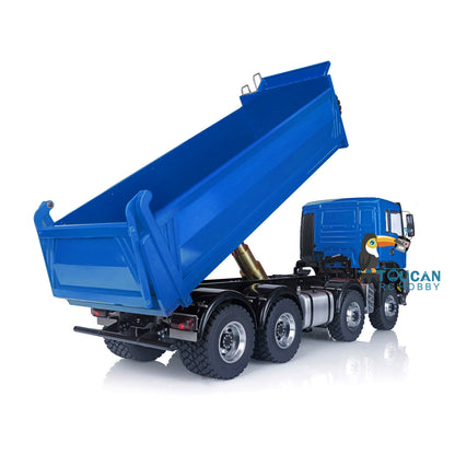 TOUCAN RC HOBBY LESU 1/14 8x8 Metal Hydraulic RC Dump Truck 20130011 RTR Tipper Model FlySky I6S Radio Controller 2 Speed Transmission Brushless Motor Sound System