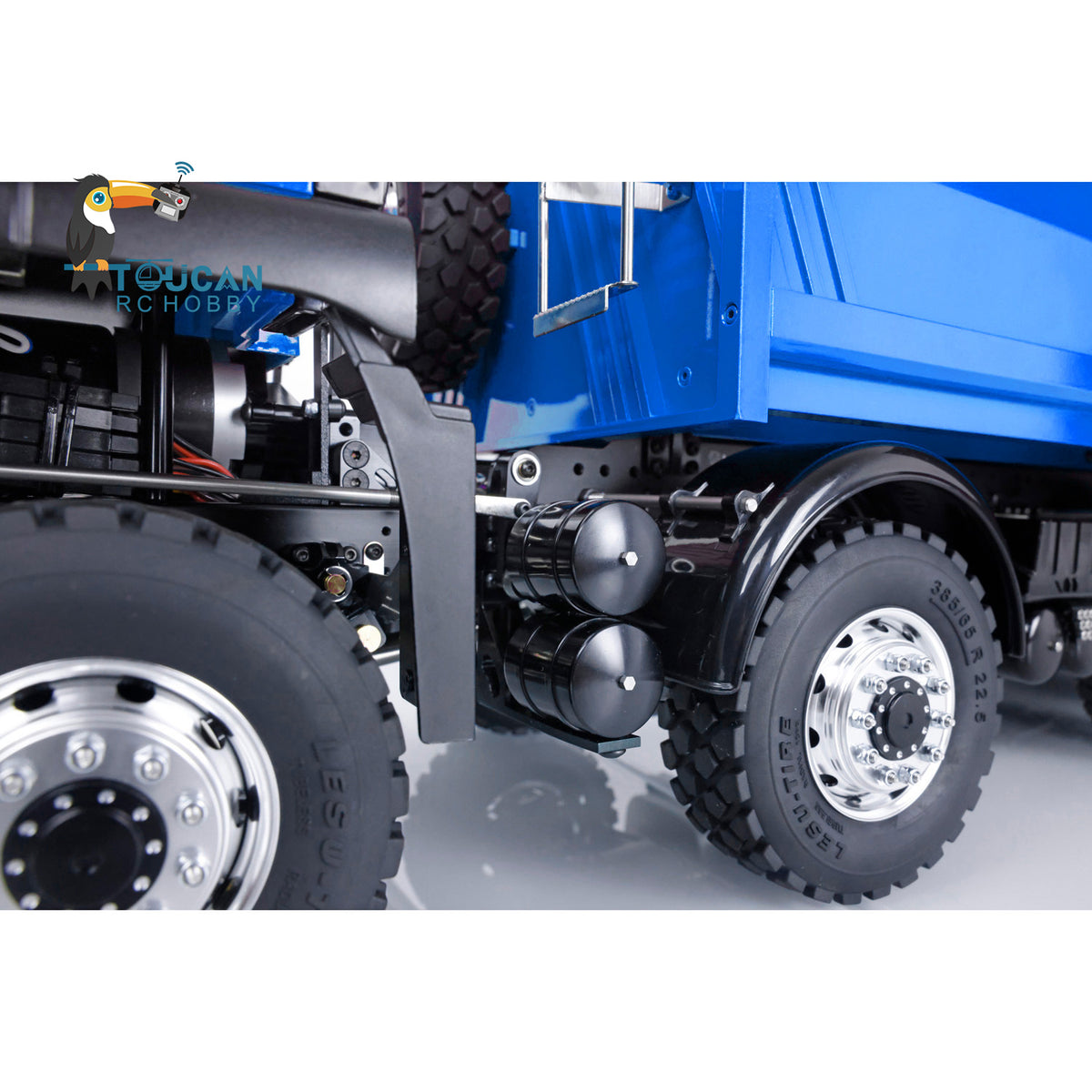 TOUCAN RC HOBBY LESU 1/14 8x8 Metal Hydraulic RC Dump Truck 20130011 RTR Tipper Model FlySky I6S Radio Controller 2 Speed Transmission Brushless Motor Sound System