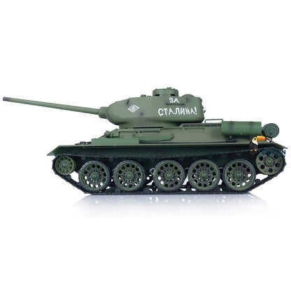 TOUCAN RC HOBBY Heng Long 1/16 2.4G TK7.0 Plastic 3909 Soviet Union T34/85 RTR RC Tank BB Infrared Combat 360 Degrees Turret Smoke Metal Barrel