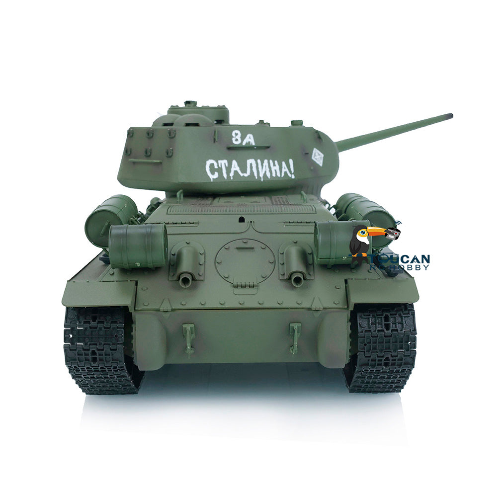 TOUCAN RC HOBBY Heng Long 1/16 2.4G TK7.0 Plastic 3909 Soviet Union T34/85 RTR RC Tank BB Infrared Combat 360 Degrees Turret Smoke Metal Barrel