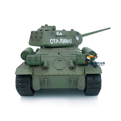 TOUCAN RC HOBBY Heng Long 1/16 2.4G TK7.0 Plastic 3909 Soviet Union T34/85 RTR RC Tank BB Infrared Combat 360 Degrees Turret Smoke Metal Barrel