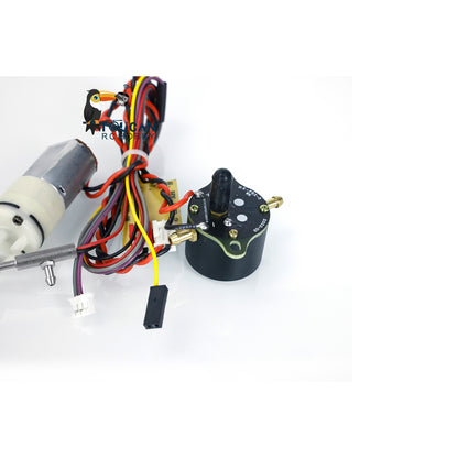 TOUCAN RC HOBBY Heng Long Metal Painted Machine Gun Smoke Gearbox Unit Parts for 1/16 7.0 RC Tank Model Pazner Tiger Pershing 3818 3819 2838