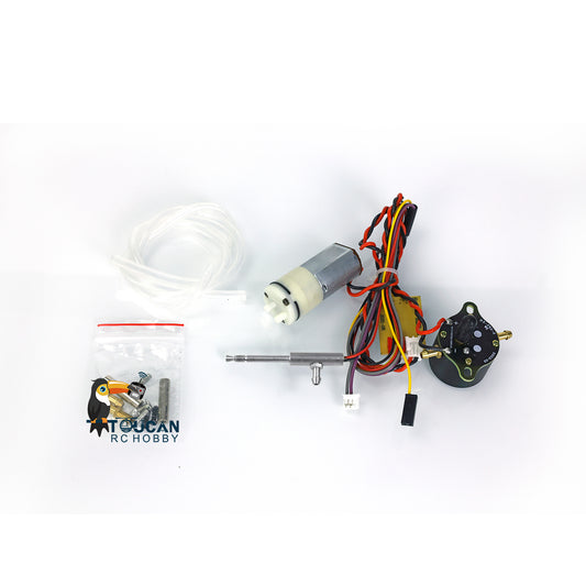 TOUCAN RC HOBBY Heng Long Metal Painted Machine Gun Smoke Gearbox Unit Parts for 1/16 7.0 RC Tank Model Pazner Tiger Pershing 3818 3819 2838