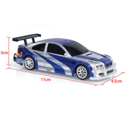 TOUCAN RC HOBBY JiaBaiLe US Stock RC 1/43 Scale Ready to Go Race Car Remote Control Drift Car 4WD Mini Lights