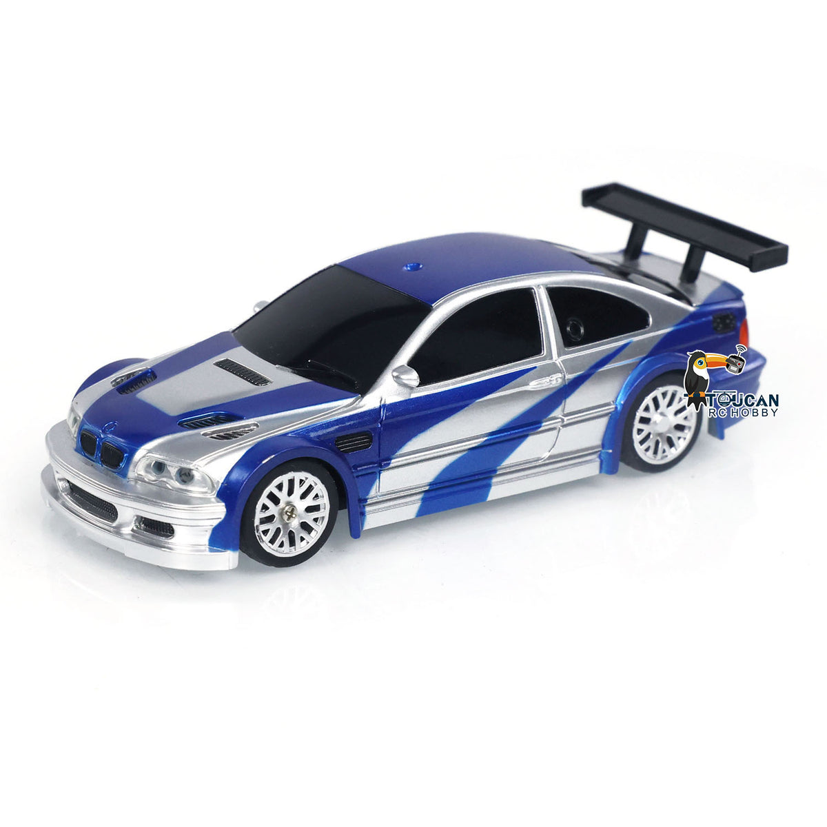 TOUCAN RC HOBBY JiaBaiLe US Stock RC 1/43 Scale Ready to Go Race Car Remote Control Drift Car 4WD Mini Lights