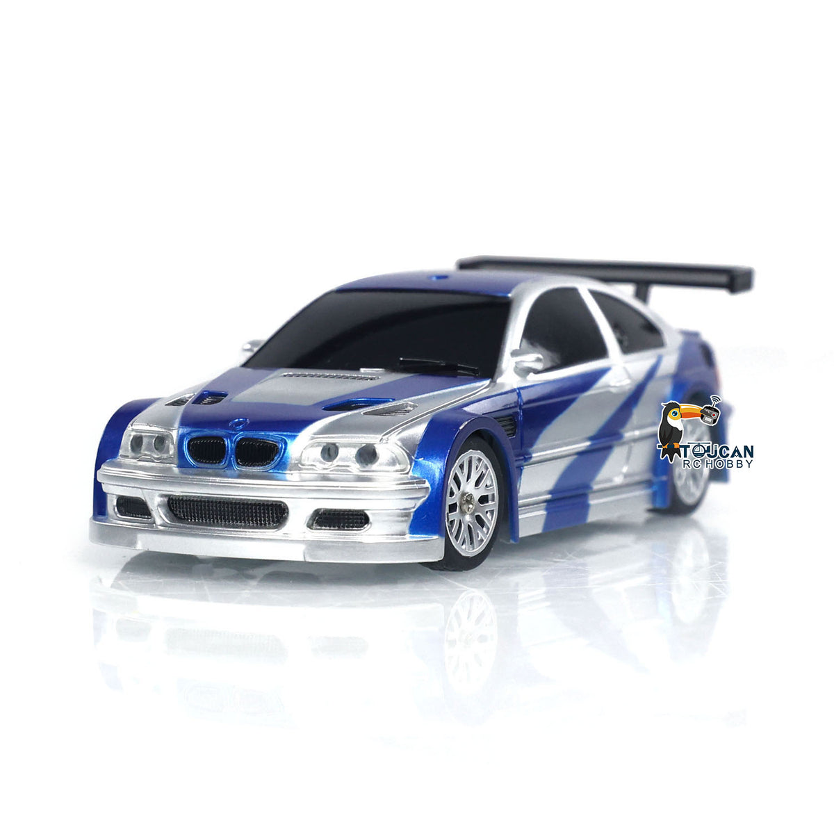 TOUCAN RC HOBBY JiaBaiLe US Stock RC 1/43 Scale Ready to Go Race Car Remote Control Drift Car 4WD Mini Lights