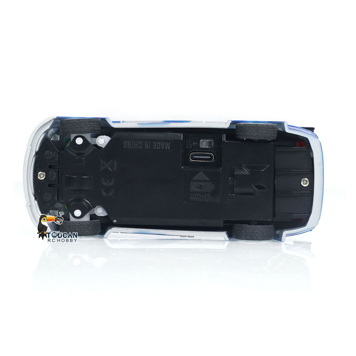 TOUCAN RC HOBBY JiaBaiLe US Stock RC 1/43 Scale Ready to Go Race Car Remote Control Drift Car 4WD Mini Lights