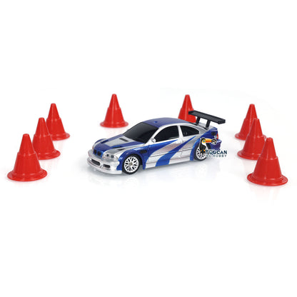 TOUCAN RC HOBBY JiaBaiLe US Stock RC 1/43 Scale Ready to Go Race Car Remote Control Drift Car 4WD Mini Lights