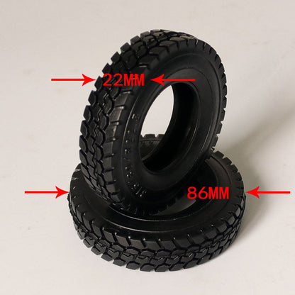TOUCAN RC HOBBY JDModel 1/14 Maßstab Gummi Schmal-/Breitreifen für RC Traktor LKW Funkgesteuerte Baufahrzeuge Kipper DIY-Modelle für Erwachsene