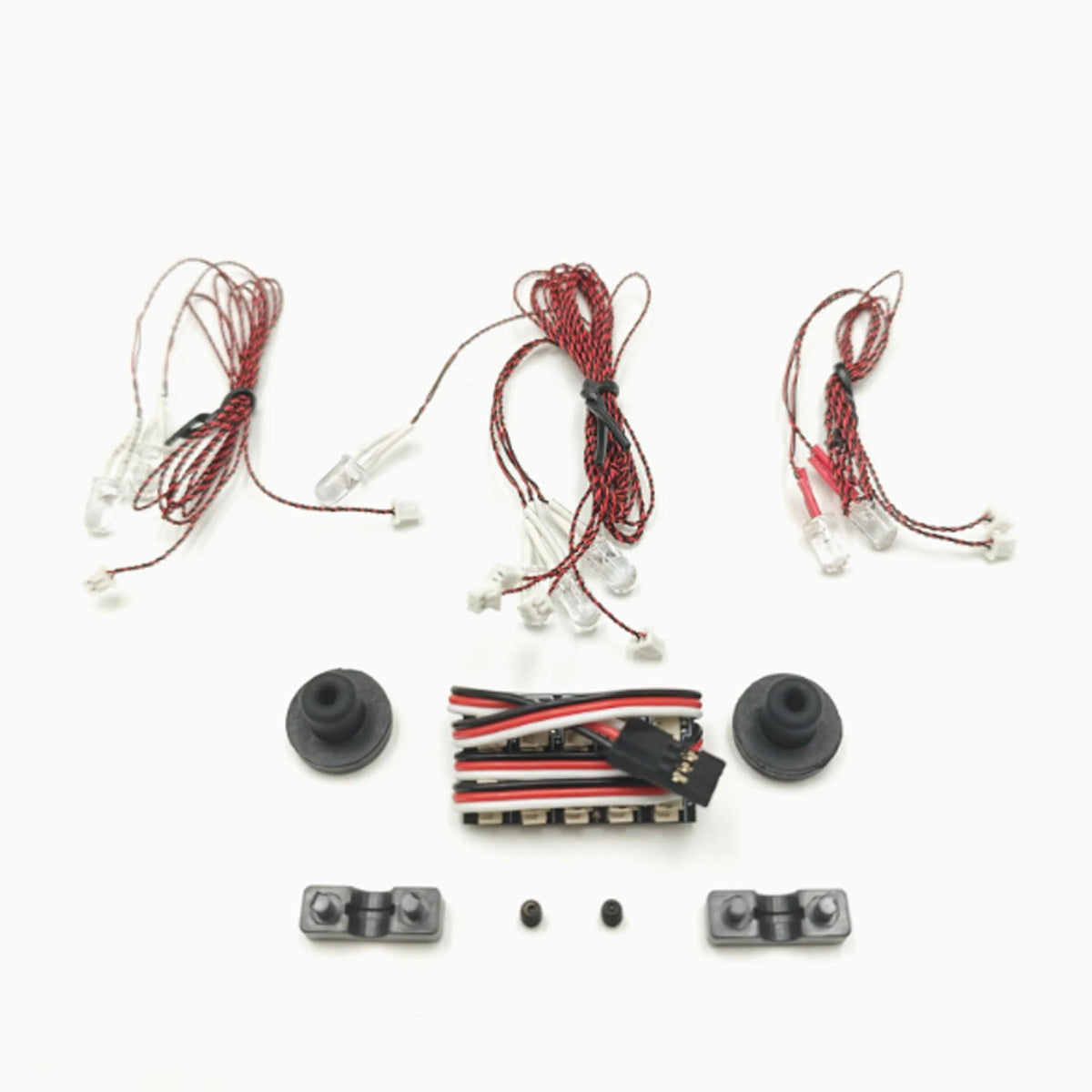 TOUCAN RC HOBBY Hydraulic Metal Filter & Bucket & Scarifier &Protective Net & Light System For 1/14 Scale V2 RC Excavator Remote Control Construction Truck JDModel 106