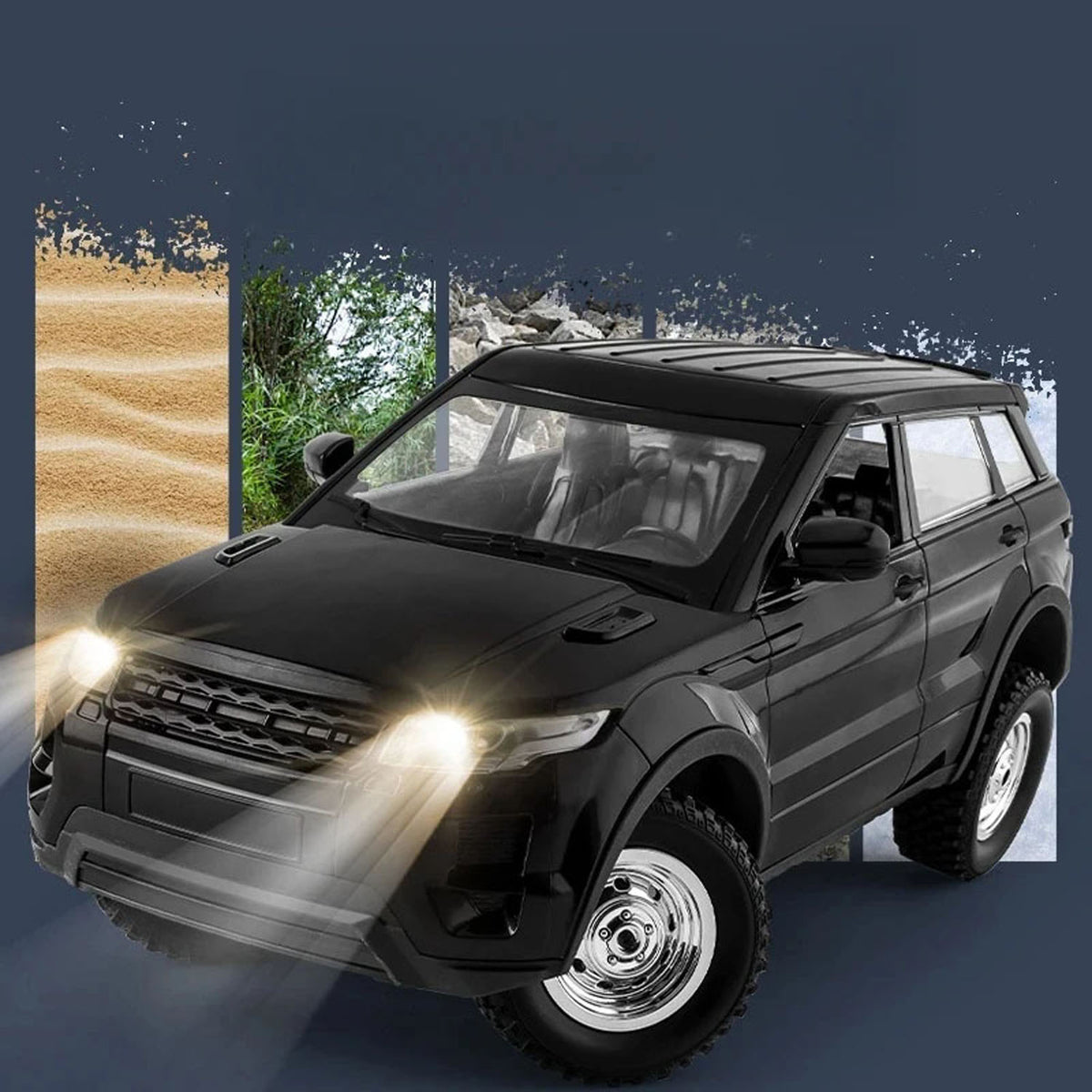 TOUCAN RC HOBBY LDRC 4x4 1/14 RC Crawler Climbing Car 4WD Radio Controlled Off-road Vehicles DIY Hobby Model LD1299 RTR Light System