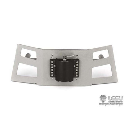 TOUCAN RC HOBBY LESU Metal Front Hook Bumper Shiny Side Frosting for 1/14 Scae RC 1851 3363 Tractor DIY Truck Parts Optional Versions