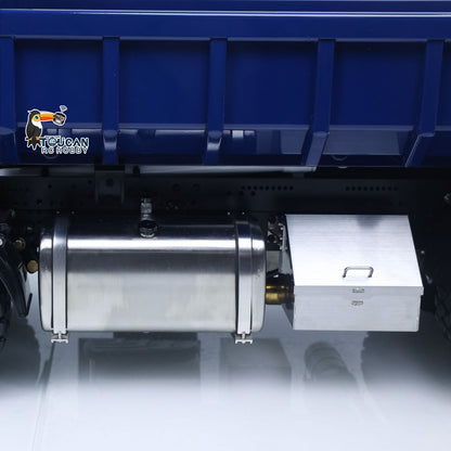 Lesu Z0017 1/14 Metal RC Hydraulic Roll On Off Crane Dump Truck 8X8 Lorry Tipper Vehicle