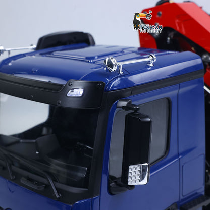 Lesu Z0017 1/14 Metal RC Hydraulic Roll On Off Crane Dump Truck 8X8 Lorry Tipper Vehicle