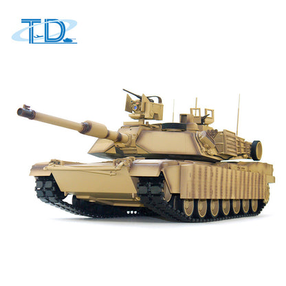 TOUCAN RC HOBBY 1/16 Tongde RC Infrared Battle Tank Radio Control Panzer M1A2 SEP V2 Abrams Electric Military Tanks 320 Rotation Simulation Model Barrel Recoil BB Unit