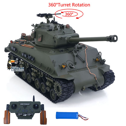 Large Hatch 1/16 Remote Control Tank Sherman M4A3 Armored Fighting Vehicle