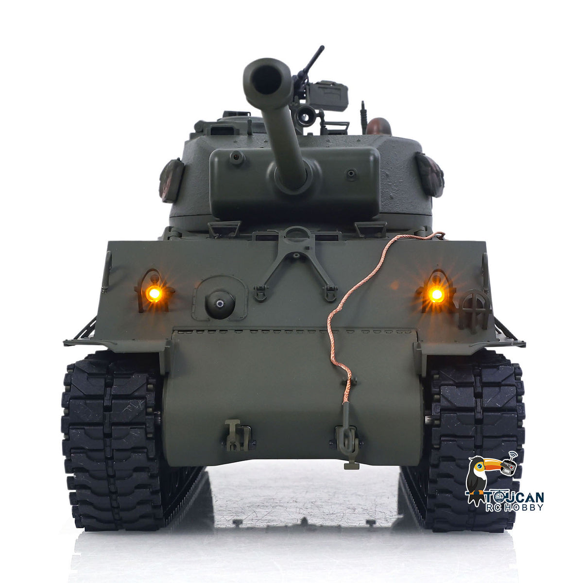 Large Hatch 1/16 Remote Control Tank Sherman M4A3 Armored Fighting Vehicle