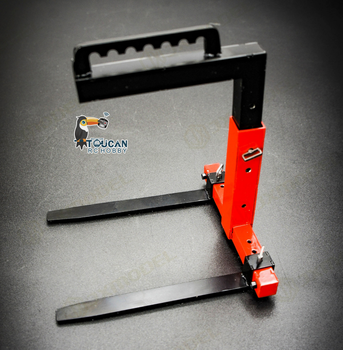 TOUCAN RC HOBBY JXModel Metal Operation Cage Fork Telescopic Spreader Cargo Bucket for 1/14 RC Hydraulic Crane Truck F1650 F1650-TD DIY Parts for Enthusiast