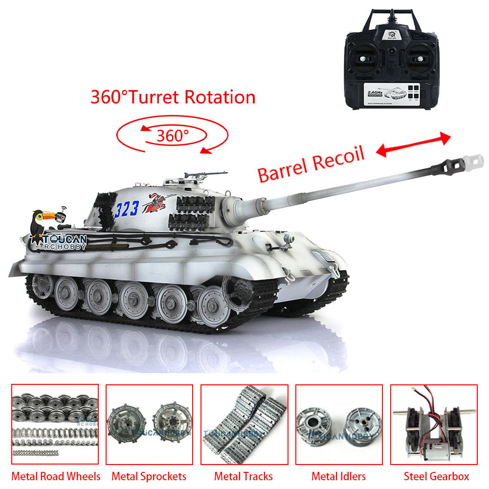 1/16 Metal Henglong RC Tank King Tiger 3888A