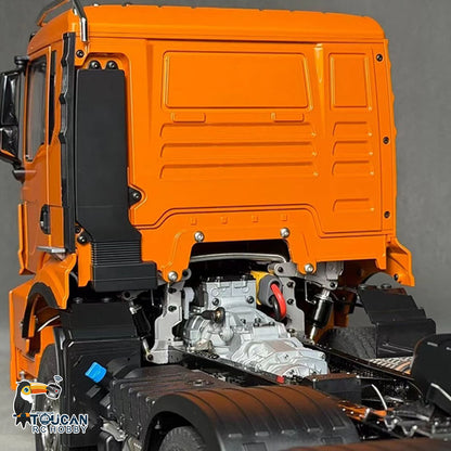 TOUCAN RC HOBBY LXY 1/14 Metal 6X6 Remote Control Tractor Truck RC Lorry Car 3Speed Gearbox Wheelhub Reduction Axle Light Sound System ST8 Radio