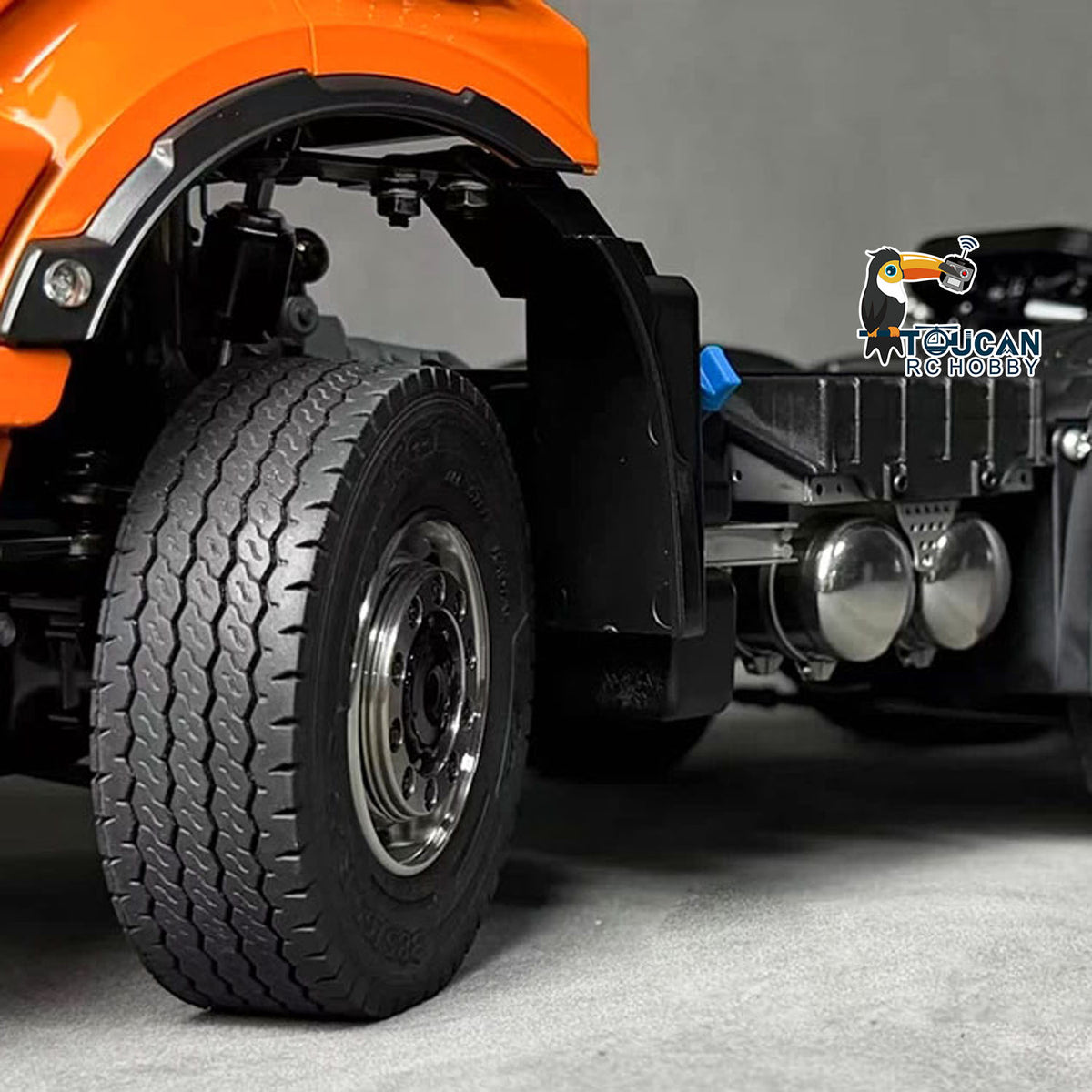 TOUCAN RC HOBBY LXY 1/14 Metal 6X6 Remote Control Tractor Truck RC Lorry Car 3Speed Gearbox Wheelhub Reduction Axle Light Sound System ST8 Radio