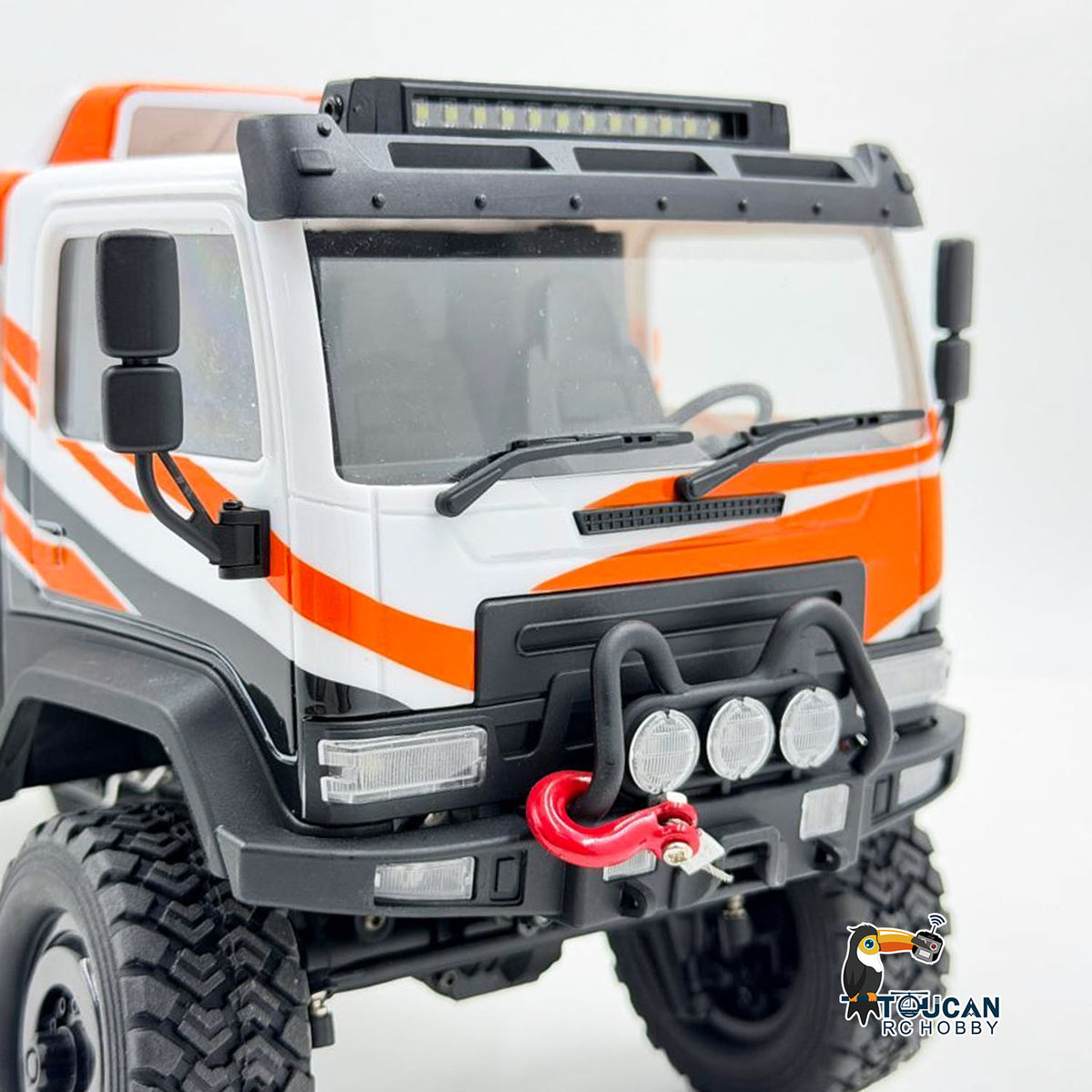 TOUCAN RC HOBBY Hobby Plus 1/18 4*4 RC Off Road Vehicle Remote Control Desert Rally Car DKR-4 Fortis Hobbywing Brushless Motor Light Battery