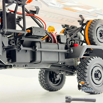 TOUCAN RC HOBBY Hobby Plus 1/18 4*4 RC Off Road Vehicle Remote Control Desert Rally Car DKR-4 Fortis Hobbywing Brushless Motor Light Battery