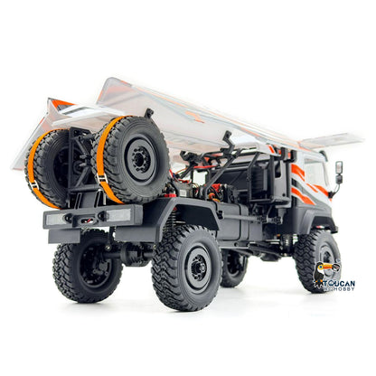 TOUCAN RC HOBBY Hobby Plus 1/18 4*4 RC Off Road Vehicle Remote Control Desert Rally Car DKR-4 Fortis Hobbywing Brushless Motor Light Battery