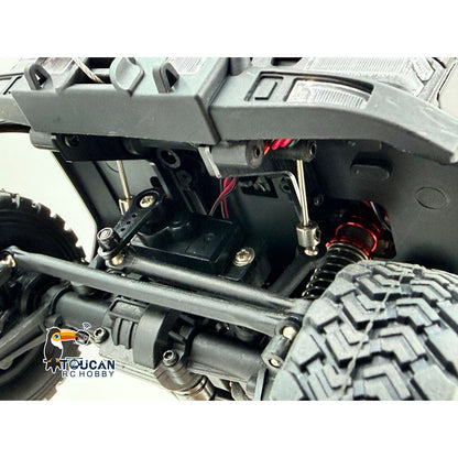 TOUCAN RC HOBBY Hobby Plus 1/18 4*4 RC Off Road Vehicle Remote Control Desert Rally Car DKR-4 Fortis Hobbywing Brushless Motor Light Battery