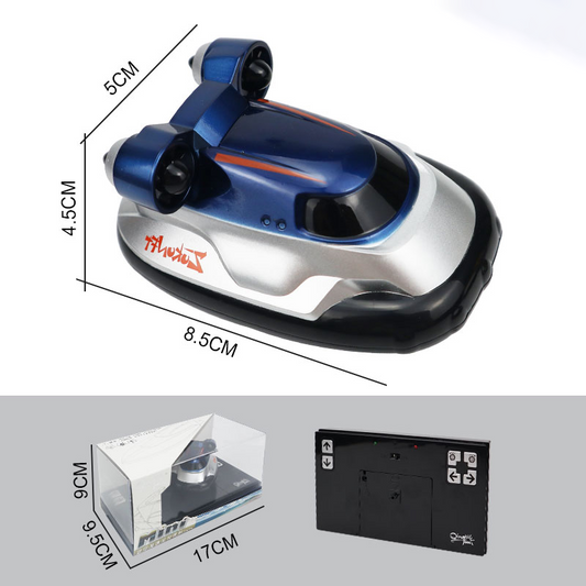 TOUCAN RC HOBBY  RC Mini Ship Rowing Skiff Electric Remote Controlled Hovercraft High Speed RTR