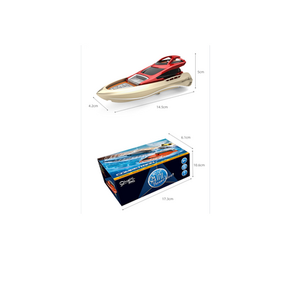 TOUCAN RC HOBBY  RC Boat Radio Control Skiff Racing Ship Mini Model for Adults Painted and Assembled RTR