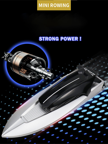 TOUCAN RC HOBBY  2.4 G RC Rowing Skiff Radio Control Electric Boat Hover Twin Propellers Indoor Outdoor RTR Mini Model 14*4*3.8cm